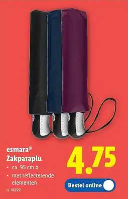 Lidl Esmara Zakparaplu aanbieding
