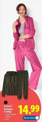 Lidl Esmara Huispak aanbieding