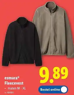 Lidl Esmara Fleecevest aanbieding