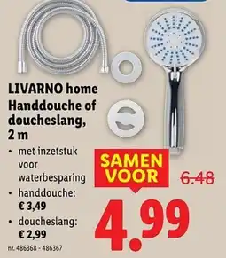 Lidl Livarno Home Handdouche of Doucheslang aanbieding