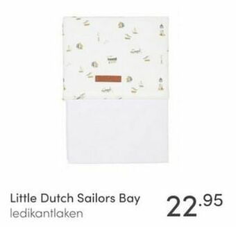 Baby & Tiener Little dutch sailors bay ledikantlaken aanbieding