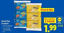 Lidl Snack Day Crackers aanbieding
