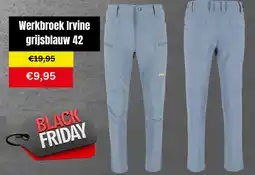 Van Cranenbroek Werkbroek Irvine grijsblauw 42 aanbieding
