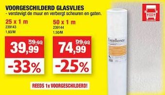 Hubo Voorgeschilderd glasvlies aanbieding