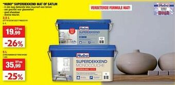 Hubo Hubo superdekkend mat of satijn aanbieding