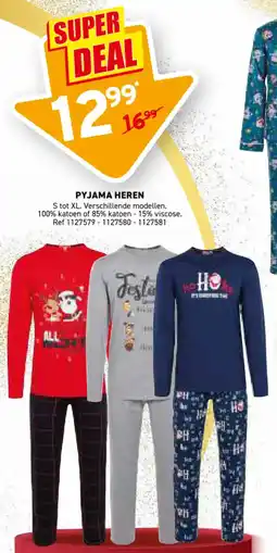 Trafic Pyjama Heren aanbieding
