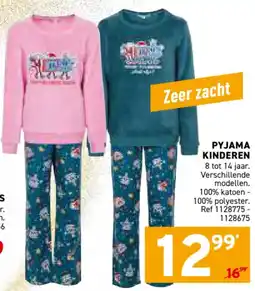Trafic Pyjama Kinderen aanbieding