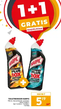 Trafic Toiletreiniger Harpic aanbieding