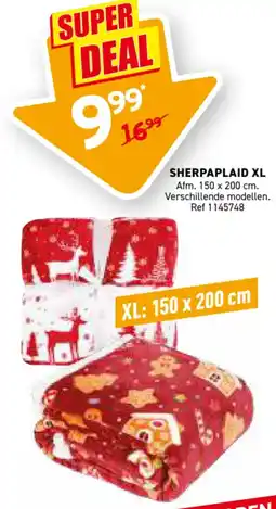 Trafic Sherpaplaid XL aanbieding