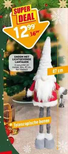 Trafic Gnoom met lichtgevende lantaarn aanbieding