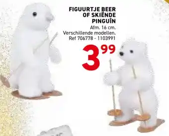 Trafic Figuurtje Beer of Skiënde Pinguin aanbieding