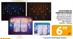 Trafic Lichtgordijn Sneeuwvlokken aanbieding