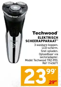 Trafic Techwood Elektrisch Scheerapparaat aanbieding