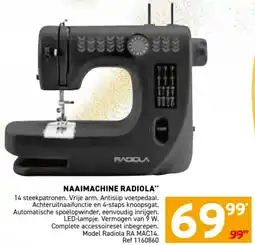 Trafic Naaimachine Radiola aanbieding