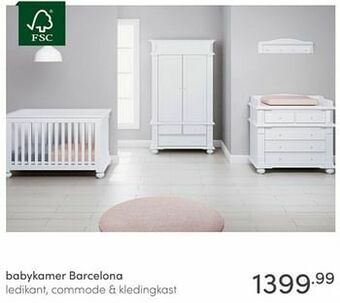 Baby & Tiener Babykamer barcelona aanbieding