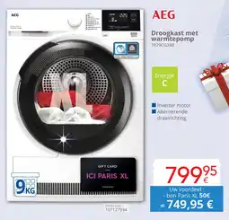 Eldi AEG Droogkast met Warmtepomp aanbieding