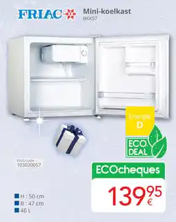 Eldi Friac Mini-koelkast BKK57 aanbieding