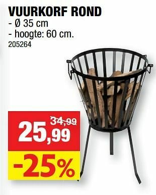 Hubo Vuurkorf rond aanbieding