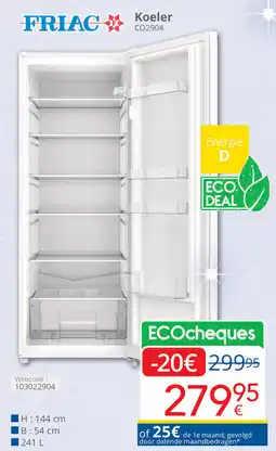 Eldi Friac Koeler aanbieding