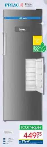 Eldi Friac Koeler CO3010 ID aanbieding