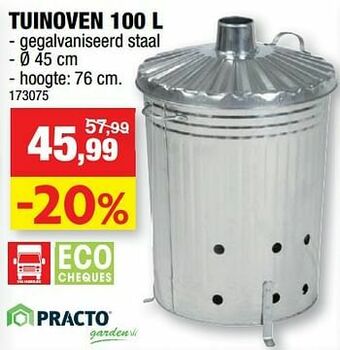 Hubo Tuinoven aanbieding