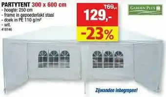 Hubo Partytent aanbieding