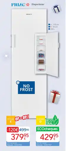 Eldi Friac Diepvriezer aanbieding