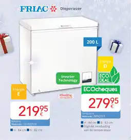 Eldi Friac diepvriezer aanbieding