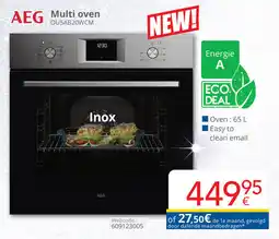 Eldi AEG Multi oven OU5AB20WCM aanbieding