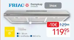 Eldi Friac Dampkap DK00901X aanbieding