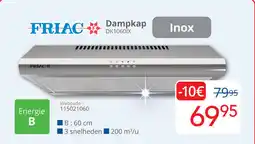 Eldi Friac Dampkap DK1060IX aanbieding