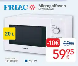 Eldi Friac Microgolfoven MIW2014WH aanbieding