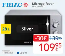 Eldi Friac Microgolfoven MIW 2806SG aanbieding