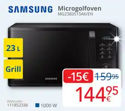Eldi Samsung Microgolfoven SAMSUNG Microgolfoven aanbieding