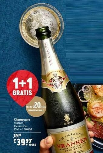 Delhaize Champagne vranken - premier cru aanbieding