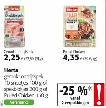 Colruyt Herta gerookt ontbijtspek aanbieding