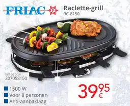 Eldi Friac raclette-grill RC-8150 aanbieding