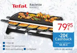 Eldi Tefal Raclette RE458812 aanbieding