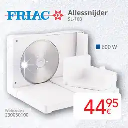 Eldi Friac Allessnijder SL-100 aanbieding