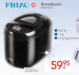 Eldi Friac broodoven BBM1055 aanbieding