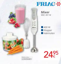 Eldi Friac mixer MXC 401 W aanbieding