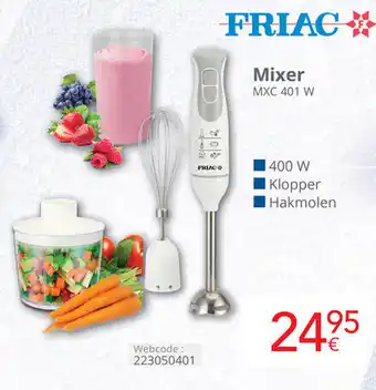 Friac mixer MXC 401 W
