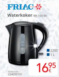 Eldi Friac Waterkoker WK 100 BK aanbieding