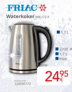 Eldi Friac Waterkoker WK 172 X aanbieding