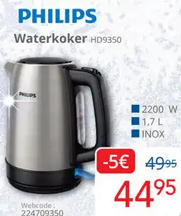 Eldi Philips waterkoker HD9350 aanbieding