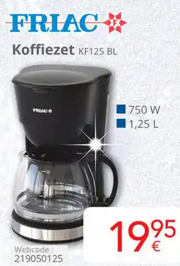 Eldi Friac Koffiezet KF125 BL aanbieding