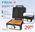 Eldi Friac Wafelijzer 4X7 WM-7008 aanbieding