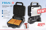 Eldi Friac Wafelijzer 4X7 WM-7008 aanbieding
