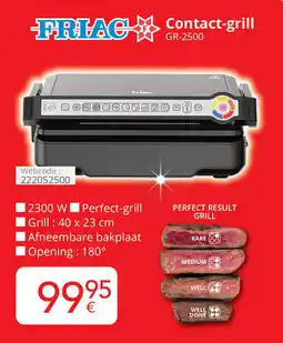Eldi Friac contact-grill GR-2500 aanbieding