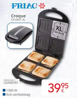 Eldi Friac Croque CR-0401 XL aanbieding